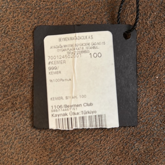 BEYMEN BLACK CLASSIC BELT | MENS - Picture 4 of 6